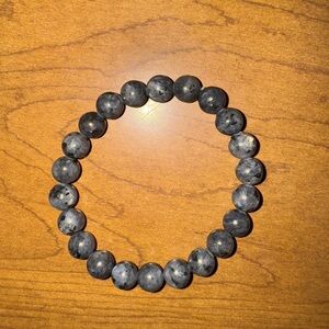 Larvikite Beaded Bracelet